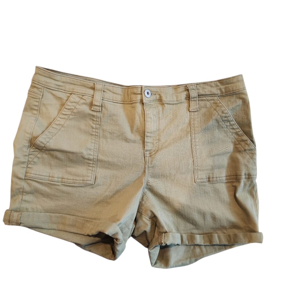 Style & Co. Women's Khaki Jean Shorts.